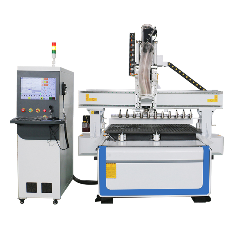 ماكينة توجيه الخشب 1325 ATC CNC مع مبدل أدوات القرص